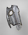 Shaffron (Horse's Head Defense), Iron, leather, brass or copper alloy, Tibetan or Mongolian