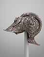 Burgonet, Filippo Negroli (Italian, Milan ca. 1510–1579), Steel, gold, textile, Italian, Milan