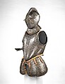 Portions of a Parade Armor, Steel, gold, silver, textile, Italian, Milan