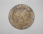 Parade Shield Depicting the Conversion of Saint Paul, Steel, gold, silver, Italian, Milan