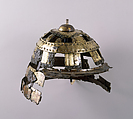 Helmet, Iron, copper, gold, Japanese