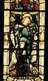 Saint Michael and a Donor, Stained glass, pot metal, silver, French