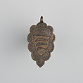 Badge or Harness Pendant, Copper, Spanish or British