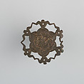 Badge or Harness Pendant, Copper, Spanish