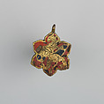 Badge or Harness Pendant, Copper, gold, enamel, possibly Spanish