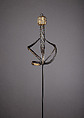 Rapier, Steel, gold, hilt, Italian; blade, Spanish, Toledo