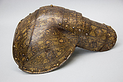 Pauldron and Rerebrace, Steel, gold, French