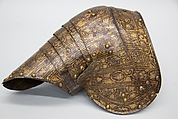 Pauldron and Rerebrace, Steel, gold, French