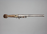 Wheellock Pistol, Steel, wood (cherry), staghorn, German
