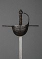 Cup-Hilted Rapier, Steel, Italian, Milan
