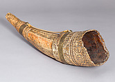 Oliphant (Hunting Horn), Ivory, copper alloy, possibly southern Italian