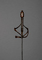 Rapier, Bronze, steel, shagreen, enamel, blade, Italian, Milan; hilt, Italian, possibly Venice