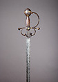 Rapier of Emperor Charles V (1500–1558), Francesco Negroli (Italian, Milan, ca. 1522–1600)  , and his brothers, Steel, gold, silver, wood, Italian, Milan