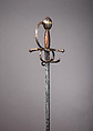 Rapier of Emperor Charles V (1500–1558), Francesco Negroli (Italian, Milan, ca. 1522–1600)  , and his brothers, Steel, gold, silver, wood, Italian, Milan