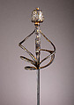 Rapier with Scabbard, Decoration attributed to Gasparo Mola (Italian, Coldre ca. 1580–1640 Rome), Steel, gold, silver, leather, wood, French or Italian