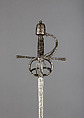 Rapier, Thomas de Aiala (Spanish), Steel, silver, Italian; blade, Spanish