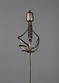 Rapier, Thomas de Aiala (Spanish), Steel, silver, Italian; blade, Spanish
