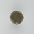 Badge or Harness Pendant, Copper, gold, enamel, possibly Spanish