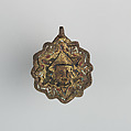 Badge or Harness Pendant, Copper, gold, enamel, Spanish