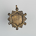 Badge or Harness Pendant, Copper, gold, Spanish