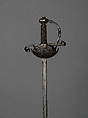 Cup-Hilted Rapier, Steel, possibly Spanish