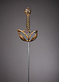 Rapier, Steel, gold, copper wire, wood, Northern European, possibly Flanders