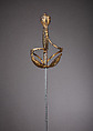 Rapier, Steel, gold, copper wire, wood, Northern European, possibly Flanders