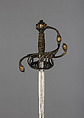 Rapier, Iron, steel, brass copper, Italian