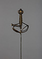 Rapier, Iron, steel, brass copper, Italian