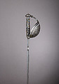 Parrying Dagger with Scabbard, Steel, iron, leather, Italian, probably Naples