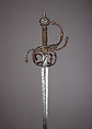 Rapier, Steel, iron, copper wire, Italian