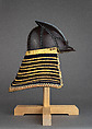 Helmet (<i>Kabuto</i>), Iron, textile, lacquer, gilt bronze, Japanese