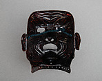 Mask (Sōmen), Iron, lacquer, Japanese