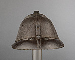 Helmet (Hachi), Iron, shakudō, lacquer, Japanese