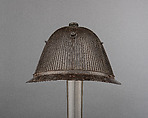 Helmet (Hachi), Iron, shakudō, lacquer, Japanese