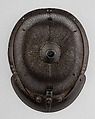 Helmet (Hachi), Iron, shakudō, lacquer, Japanese