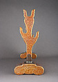 Sword Stand, Wood, lacquer, gold, silver, Japanese