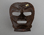 Face Mask of Mountain God (Tengu-bu), Iron, Japanese