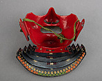 Half Mask (Menpō) with Gorget, Iron, Japanese