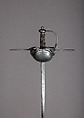 Cup-Hilted Rapier, Steel, Spanish