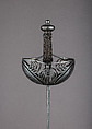 Cup-Hilted Rapier, Steel, Spanish