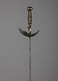 Rapier, Blade inscribed by Arnolt Windhvfel (German, Solingen, active late 17th–early 18th century), Steel, silver, wood, Spanish; blade, German, Solingen