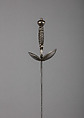 Rapier, Blade inscribed by Arnolt Windhvfel (German, Solingen, active late 17th–early 18th century), Steel, silver, wood, Spanish; blade, German, Solingen
