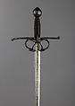 Rapier, Steel, leather, German