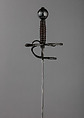 Rapier, Steel, leather, German