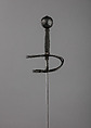 Rapier, Steel, wood, shagreen, probably German