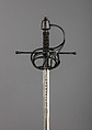 Rapier, Steel  , hilt, German; blade, Spanish