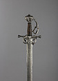 Broadsword, Steel, wood, shagreen, German