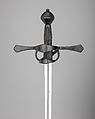 Estoc (Thrusting Sword), Steel, shagreen, wood, German, Saxony
