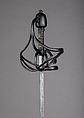 Rapier, Blade by Pietro Caino (Italian, Milan, active second half 16th century), Steel, wood, iron, hilt, probably German; blade, Italian, Milan
